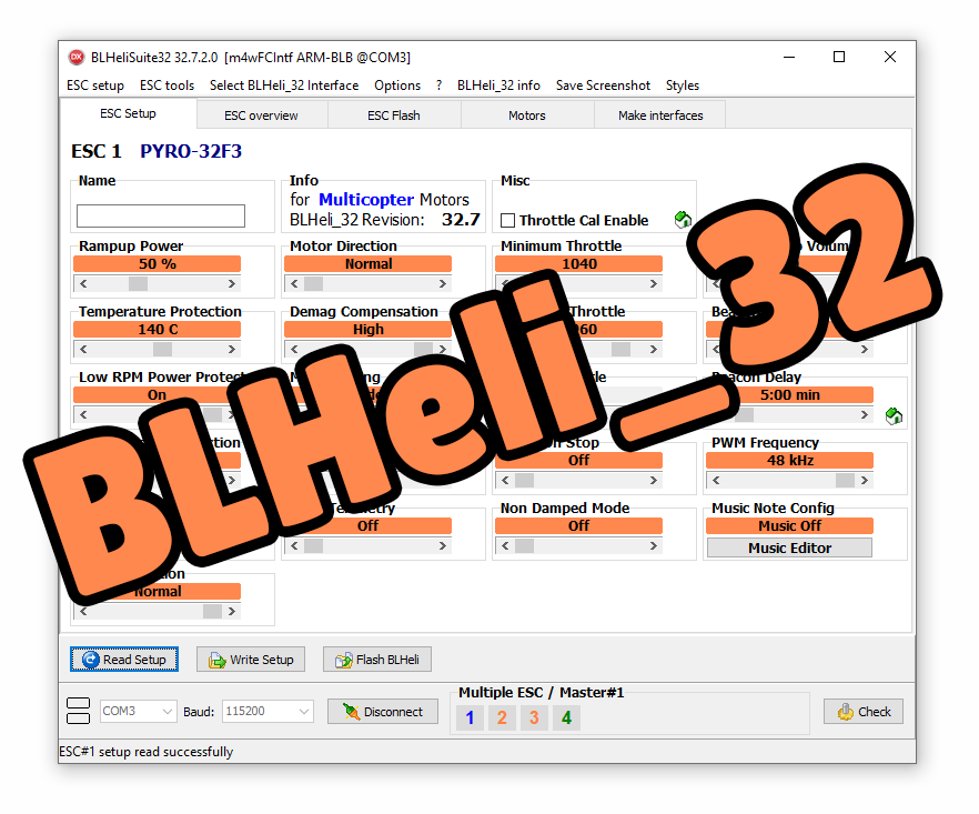 BLHeli_32 – Ajánlott beállítások